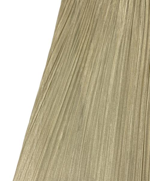 PLEATS PLEASE（プリーツプリーズ）PLEATS PLEASE (プリーツプリーズ) プリーツロングスカート/Long pleated skirt グリーン サイズ:4の古着・服飾アイテム