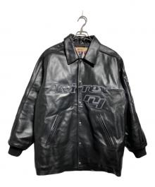 AVIREX×RECOGNIZE（アヴィレックス×レコグナイズ）の古着「レザージャケット」｜ブラック
