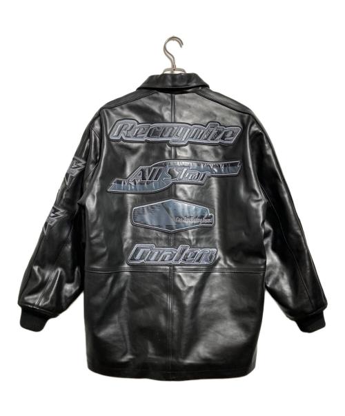 AVIREX（アヴィレックス）AVIREX (アヴィレックス) RECOGNIZE (レコグナイズ) レザージャケット ブラック サイズ:Mの古着・服飾アイテム