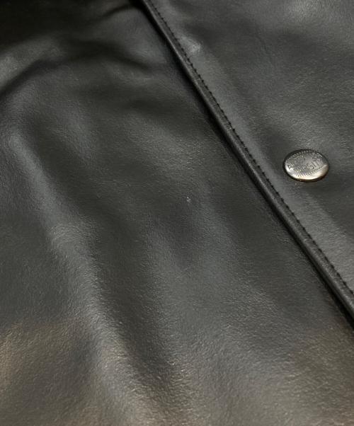 AVIREX（アヴィレックス）AVIREX (アヴィレックス) RECOGNIZE (レコグナイズ) レザージャケット ブラック サイズ:Mの古着・服飾アイテム