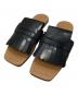 MARNI（マルニ）の古着「レザーフリンジサンダル/Leather fringe sandals」｜ブラック