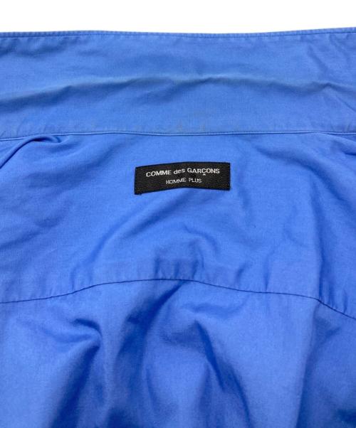COMME des GARCONS HOMME PLUS（コムデギャルソンオムプリュス）COMME des GARCONS HOMME PLUS (コムデギャルソンオムプリュス) ギミックジップアップシャツ/Gimmick Zip-Up Shirt ブルー サイズ:－の古着・服飾アイテム