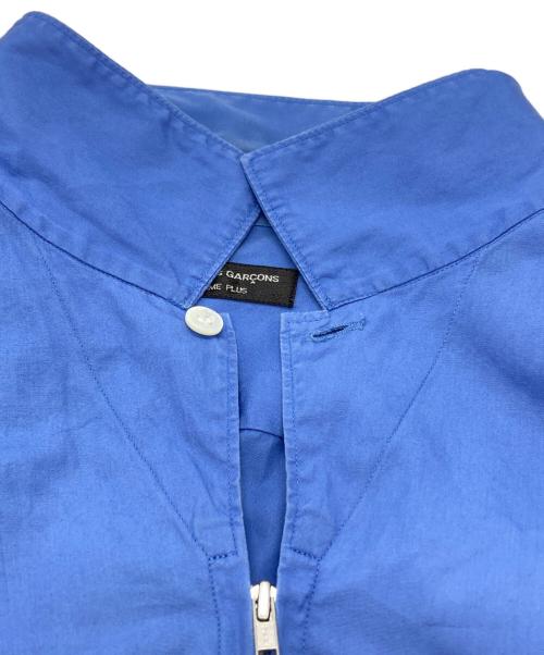 COMME des GARCONS HOMME PLUS（コムデギャルソンオムプリュス）COMME des GARCONS HOMME PLUS (コムデギャルソンオムプリュス) ギミックジップアップシャツ/Gimmick Zip-Up Shirt ブルー サイズ:－の古着・服飾アイテム