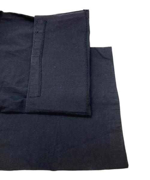 COMME des GARCONS HOMME（コムデギャルソン オム）COMME des GARCONS HOMME (コムデギャルソン オム) コットンタックスラックス/ Cotton Tucked Slacks ブラック サイズ:Lの古着・服飾アイテム