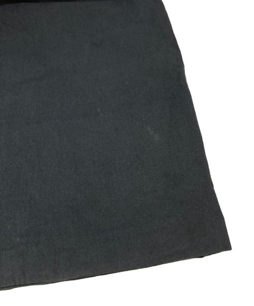 COMME des GARCONS HOMME（コムデギャルソン オム）COMME des GARCONS HOMME (コムデギャルソン オム) コットンタックスラックス/ Cotton Tucked Slacks ブラック サイズ:Lの古着・服飾アイテム