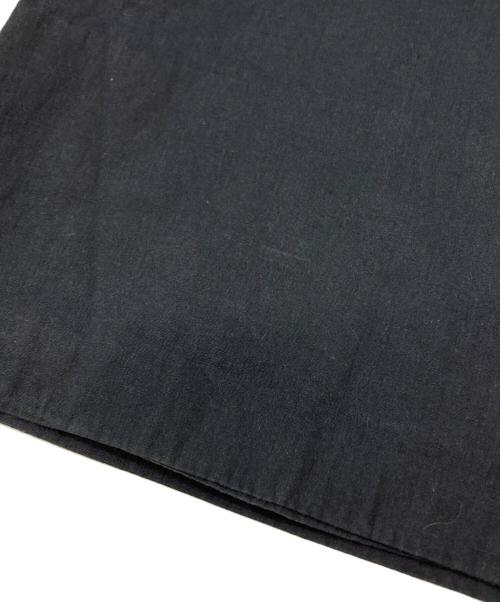 COMME des GARCONS HOMME（コムデギャルソン オム）COMME des GARCONS HOMME (コムデギャルソン オム) コットンタックスラックス/ Cotton Tucked Slacks ブラック サイズ:Lの古着・服飾アイテム
