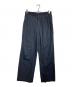 COMME des GARCONS HOMME（コムデギャルソン オム）の古着「コットンタックスラックス/ Cotton Tucked Slacks」｜ブラック