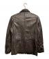 ELIE TAHARI (エリータハリ) レザーカバーオール ブラウン サイズ:不明（実寸参照)：13000円