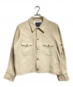 the lettersレターズ）の古着「WESTERN SHORT GOAT SKIN JACKET」｜アイボリー