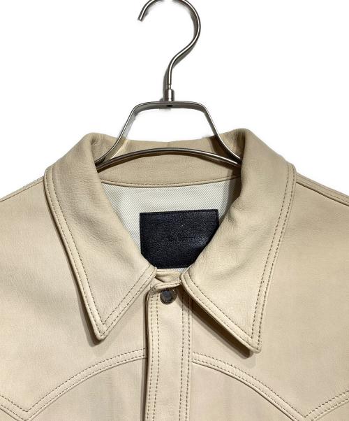 the letters（レターズ）The Letters (レターズ) WESTERN SHORT GOAT SKIN JACKET アイボリー サイズ:Mの古着・服飾アイテム