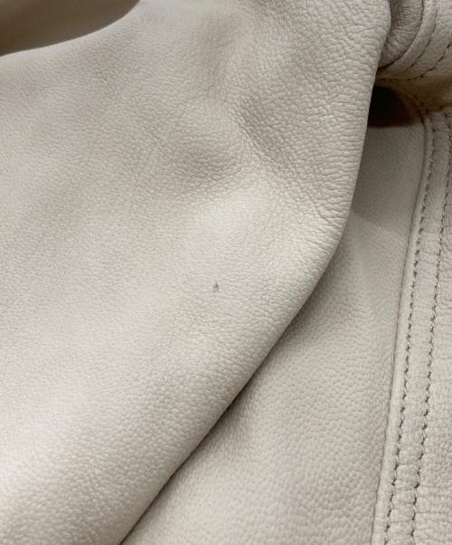 the letters（レターズ）The Letters (レターズ) WESTERN SHORT GOAT SKIN JACKET アイボリー サイズ:Mの古着・服飾アイテム
