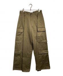 BLAYMORE（ブレイモア）の古着「String Cord Cargo Pants/ドローストリング・カーゴパンツ」｜オリーブ