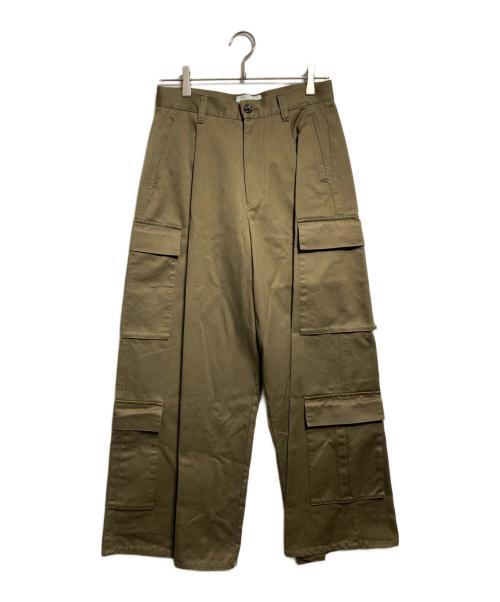 BLAYMORE（ブレイモア）BLAYMORE (ブレイモア) String Cord Cargo Pants/ドローストリング・カーゴパンツ オリーブ サイズ:1の古着・服飾アイテム