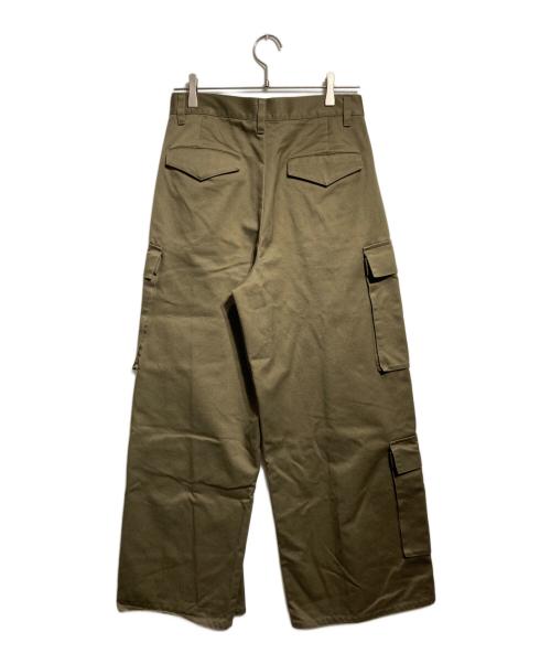 BLAYMORE（ブレイモア）BLAYMORE (ブレイモア) String Cord Cargo Pants/ドローストリング・カーゴパンツ オリーブ サイズ:1の古着・服飾アイテム