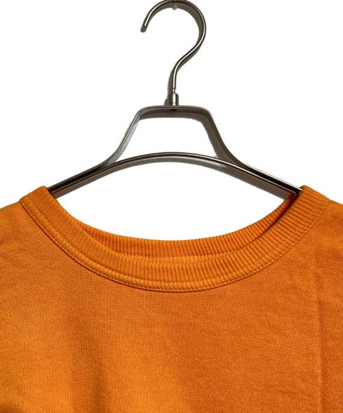 DRIES VAN NOTEN（ドリスヴァンノッテン）DRIES VAN NOTEN (ドリスヴァンノッテン) オーバーサイズ クルーネック スウェットトレーナー/Oversized Crewneck Sweatshirt オレンジ サイズ:Lの古着・服飾アイテム