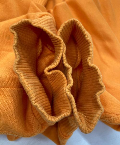 DRIES VAN NOTEN（ドリスヴァンノッテン）DRIES VAN NOTEN (ドリスヴァンノッテン) オーバーサイズ クルーネック スウェットトレーナー/Oversized Crewneck Sweatshirt オレンジ サイズ:Lの古着・服飾アイテム
