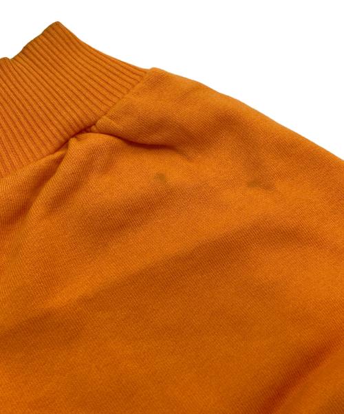 DRIES VAN NOTEN（ドリスヴァンノッテン）DRIES VAN NOTEN (ドリスヴァンノッテン) オーバーサイズ クルーネック スウェットトレーナー/Oversized Crewneck Sweatshirt オレンジ サイズ:Lの古着・服飾アイテム