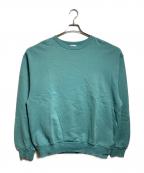 DRIES VAN NOTENドリスヴァンノッテン）の古着「オーバーサイズ クルーネック スウェットトレーナー/Oversized Crewneck Sweatshirt」｜エメラルドグリーン