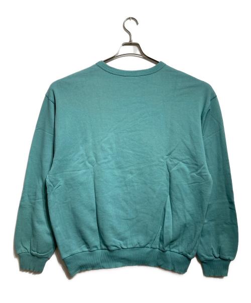 DRIES VAN NOTEN（ドリスヴァンノッテン）DRIES VAN NOTEN (ドリスヴァンノッテン) オーバーサイズ クルーネック スウェットトレーナー/Oversized Crewneck Sweatshirt エメラルドグリーン サイズ:Mの古着・服飾アイテム