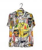 WACKO MARIA×JEAN-MICHEL BASQUATワコマリア×ジャン ミシェル バスキア）の古着「ハワイアンシャツ」｜イエロー