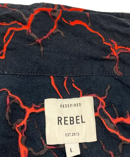 REDEFINED REBEL（リデファインド・レベル）REDEFINED REBEL (リデファインド・レベル) RRLucas Shirt/半袖シャツ ブラック サイズ:Lの古着・服飾アイテム