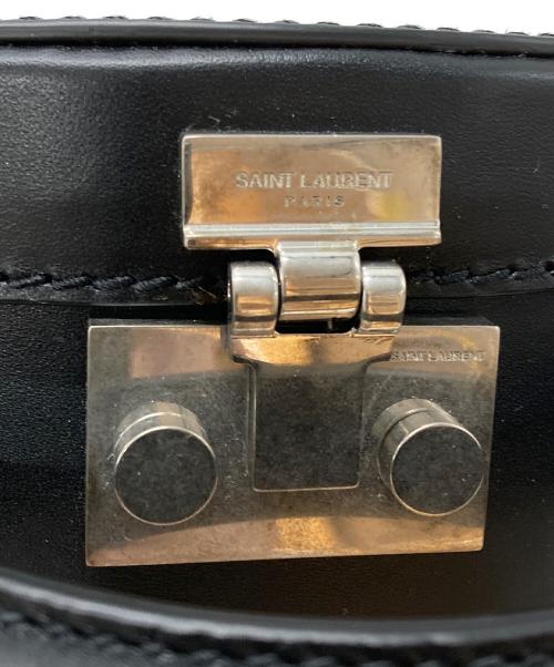 Saint Laurent Paris（サンローランパリ）Saint Laurent Paris (サンローランパリ) ミカボックス/Mika Box ブラック×レオパードの古着・服飾アイテム