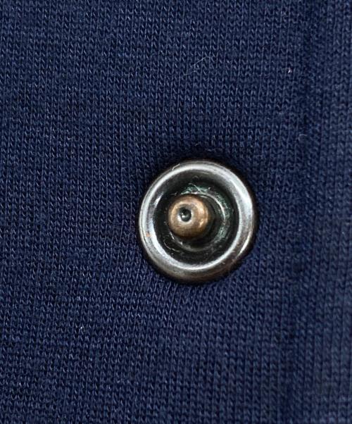 agnes b homme（アニエスベーオム）agnes b homme (アニエスベーオム) スウェットスタジャン/Sweatshirt-style varsity jacket ネイビー サイズ:2の古着・服飾アイテム