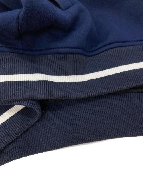 agnes b homme（アニエスベーオム）agnes b homme (アニエスベーオム) スウェットスタジャン/Sweatshirt-style varsity jacket ネイビー サイズ:2の古着・服飾アイテム