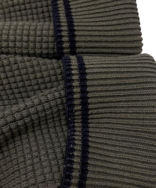 FRED PERRY（フレッドペリー）FRED PERRY (フレッドペリー) Waffle Stitch Jumper/ワッフルステッチジャンパー カーキ サイズ:Lの古着・服飾アイテム