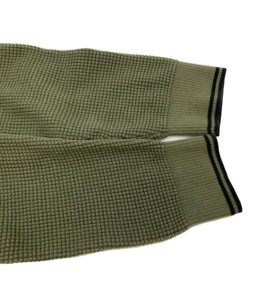 FRED PERRY（フレッドペリー）FRED PERRY (フレッドペリー) Waffle Stitch Jumper/ワッフルステッチジャンパー カーキ サイズ:Lの古着・服飾アイテム