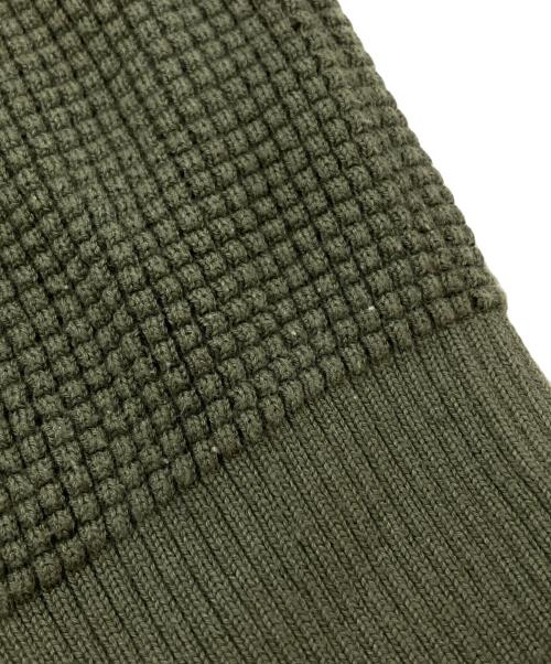 FRED PERRY（フレッドペリー）FRED PERRY (フレッドペリー) Waffle Stitch Jumper/ワッフルステッチジャンパー カーキ サイズ:Lの古着・服飾アイテム