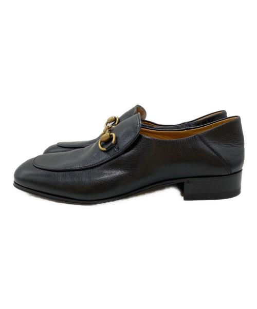 GUCCI（グッチ）GUCCI (グッチ) ホースビットローファー/Horsebit loafers ブラック サイズ:6の古着・服飾アイテム