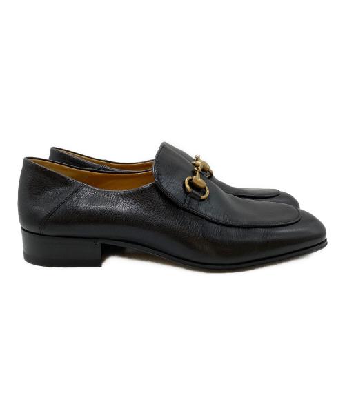 GUCCI（グッチ）GUCCI (グッチ) ホースビットローファー/Horsebit loafers ブラック サイズ:6の古着・服飾アイテム