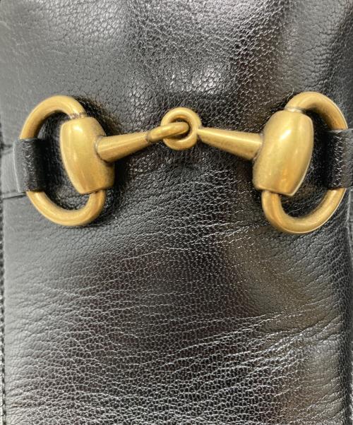 GUCCI（グッチ）GUCCI (グッチ) ホースビットローファー/Horsebit loafers ブラック サイズ:6の古着・服飾アイテム