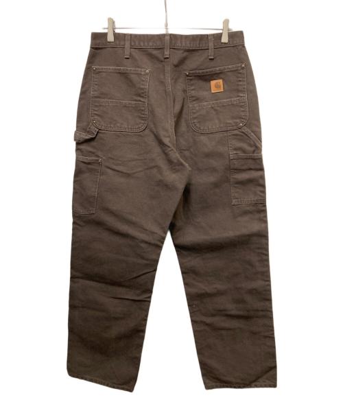 CarHartt（カーハート）CarHartt (カーハート) ダブルニーダックパンツ ブラウン サイズ: W34×L32の古着・服飾アイテム