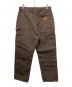 CarHartt (カーハート) ダブルニーダックパンツ ブラウン サイズ: W34×L32：19000円