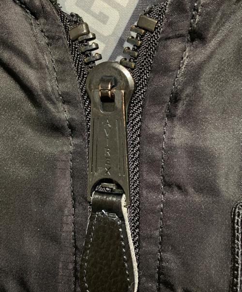 AVIREX（アヴィレックス）AVIREX (アヴィレックス) リバーシブルフライトジャケット ブラック サイズ:Mの古着・服飾アイテム
