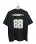 nitraid (ナイトレイド) フットボールTシャツ ブラック サイズ:SIZE L：5000円