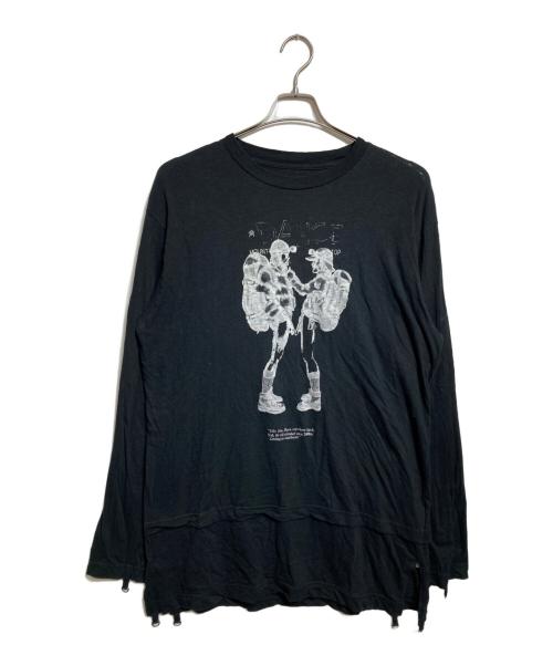 MOUNTAIN RESEARCH（マウンテンリサーチ）MOUNTAIN RESEARCH (マウンテンリサーチ) Muslin Shirt/モスリンシャツ ブラック サイズ:XLの古着・服飾アイテム