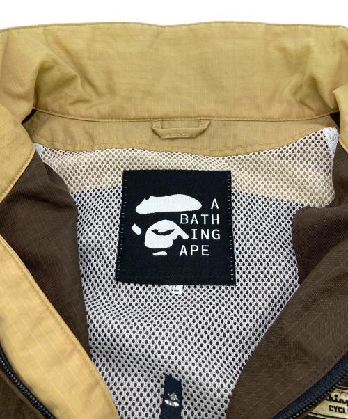 A BATHING APE（アベイシングエイプ）A BATHING APE (アベイシングエイプ) 90's サイクリングジャケット ブラウン サイズ:XLの古着・服飾アイテム