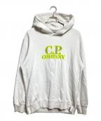 C.P COMPANYシーピーカンパニー）の古着「ロゴパーカー/Logo Hoodie」｜ホワイト