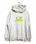 C.P COMPANY（シーピーカンパニー）の古着「ロゴパーカー/Logo Hoodie」｜ホワイト