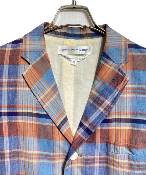COMME des GARCONS SHIRT（コムデギャルソンシャツ）COMME des GARCONS SHIRT (コムデギャルソンシャツ) 3Bチェックジャケット/Checked jacket マルチカラー サイズ:Mの古着・服飾アイテム