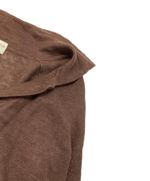 FILIPPO DE LAURENTIIS（フィリッポ・デ・ローレンティス）FILIPPO DE LAURENTIIS (フィリッポ・デ・ローレンティス) ニットポロシャツ/ Knit polo shirt ブラウン サイズ:46の古着・服飾アイテム