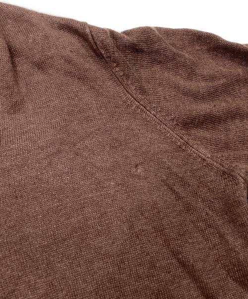 FILIPPO DE LAURENTIIS（フィリッポ・デ・ローレンティス）FILIPPO DE LAURENTIIS (フィリッポ・デ・ローレンティス) ニットポロシャツ/ Knit polo shirt ブラウン サイズ:46の古着・服飾アイテム