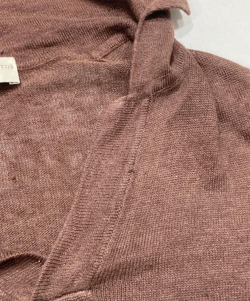 FILIPPO DE LAURENTIIS（フィリッポ・デ・ローレンティス）FILIPPO DE LAURENTIIS (フィリッポ・デ・ローレンティス) ニットポロシャツ/ Knit polo shirt ブラウン サイズ:46の古着・服飾アイテム