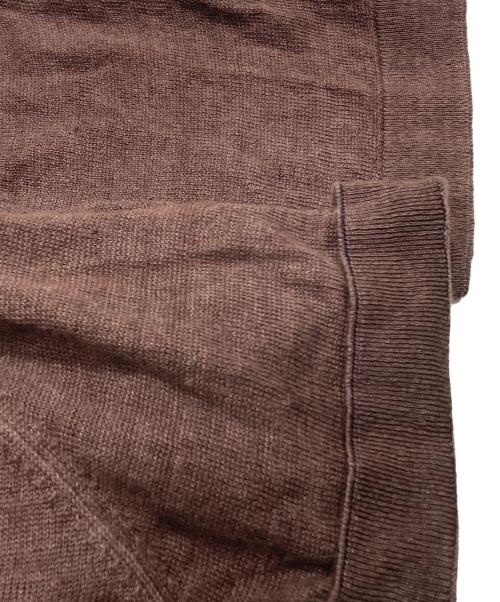 FILIPPO DE LAURENTIIS（フィリッポ・デ・ローレンティス）FILIPPO DE LAURENTIIS (フィリッポ・デ・ローレンティス) ニットポロシャツ/ Knit polo shirt ブラウン サイズ:46の古着・服飾アイテム