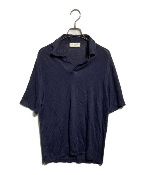 FILIPPO DE LAURENTIIS（フィリッポ・デ・ローレンティス）FILIPPO DE LAURENTIIS (フィリッポ・デ・ローレンティス) ポロシャツ/Polo shirt ネイビー サイズ:48の古着・服飾アイテム