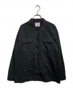 son of the cheese（サノバチーズ））の古着「チャイナシャツ/Chinese-style shirt」｜ブラック
