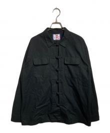 son of the cheese（（サノバチーズ））の古着「チャイナシャツ/Chinese-style shirt」｜ブラック